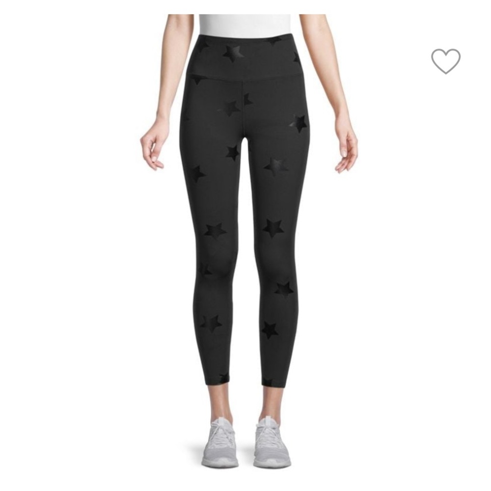 Tonal black leggings